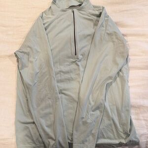 Lululemon Light Blue Quarter-Zip Pullover